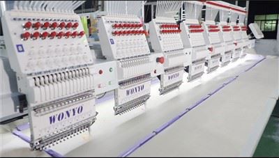 Cyflymder Arddull Tajima 8 Peiriant Brodwaith Pen 9 Cyfrifiadurol Lliwiau 400 * 450 Mm